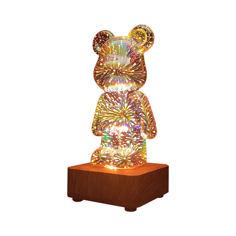 Fire Work Glow Teddy Bear